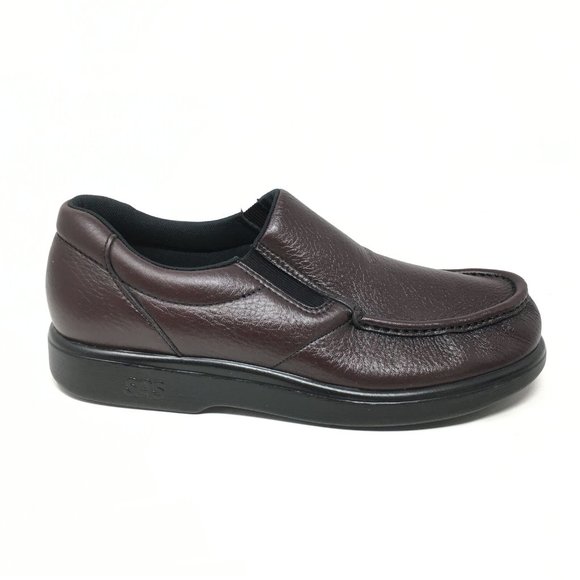 Men\'s NEW SAS Navigator Casual Loafers Shoes Size 11.5 Burgundy Leather Comfort main image 5